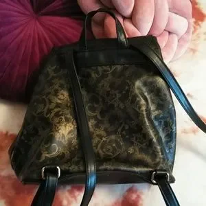 Versace Parfums Large Metallic Backpack Versace | Bags | Versace Parfums Large Metallic Backpack  main image 3